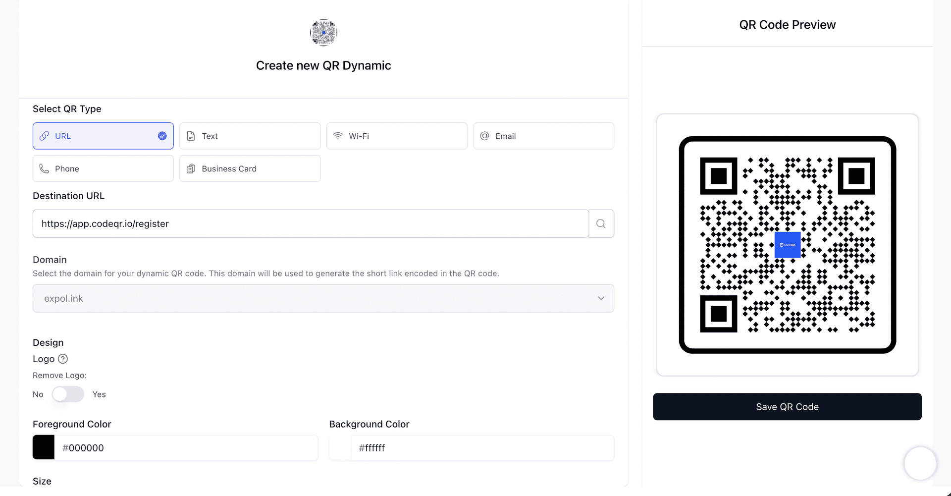 Smart QR Codes, Short Links & Custom Pages | CodeQR.io